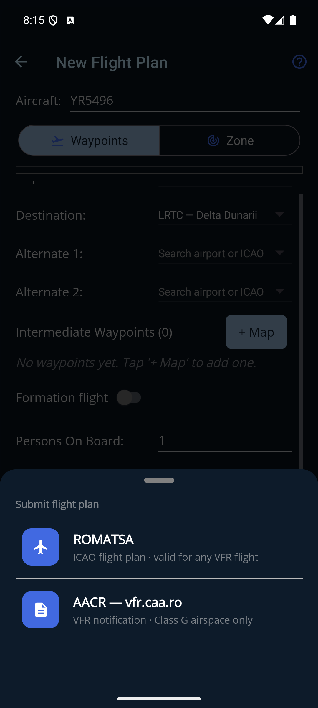 Pasul 7 — alegi autoritatea la care depui